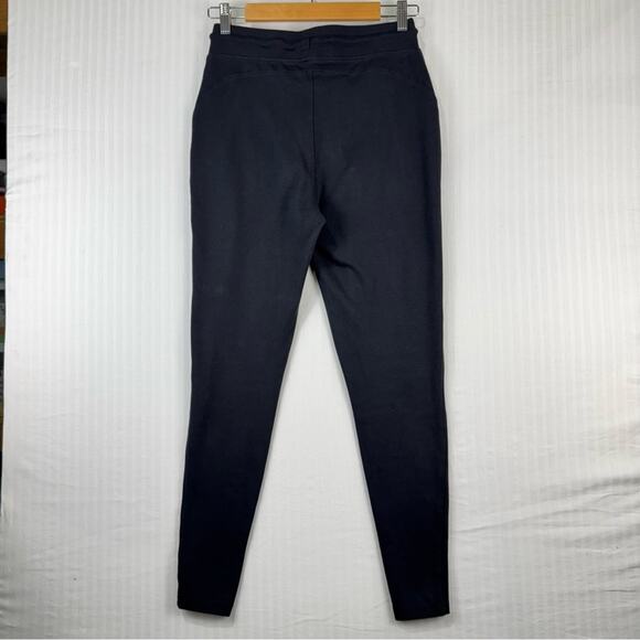 Alphalete Classic Capital Logo Black Crop Hoodie & Jogger Sweatpants Size Medium - Picture 8 of 12